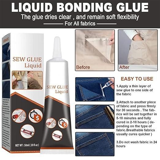 Sew Glue Liquid 100ml Pack of 2